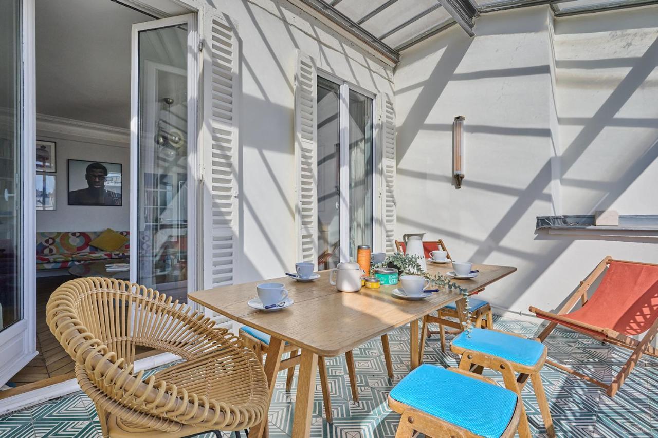 Apartment Center Of Paris With Terrace By Studio Prestige Exterior photo